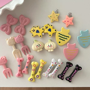 Kẹp Tóc Kitty Dễ Thương Nổ Kẹp Cá Nhỏ Bên Kẹp Tóc B