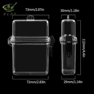 [ELOY] Hộp lưu trữ trong suốt 3 Inch Hộp đựng thẻ Photocard có dây chống nước Hộp đựng thẻ vuông ngoài trời Hộp chống bụi Hộp lưu trữ ảnh VN