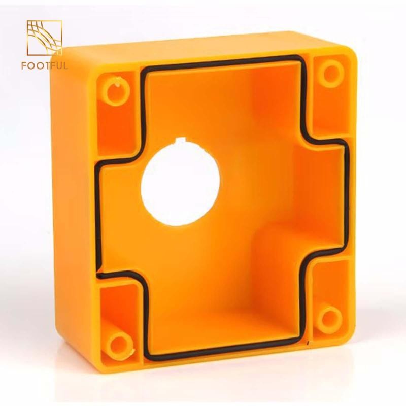 Nút nhấn công tắc dừng khẩn cấp có hộp Phụ kiện AC660V 10A 2.8x2.5x3inch