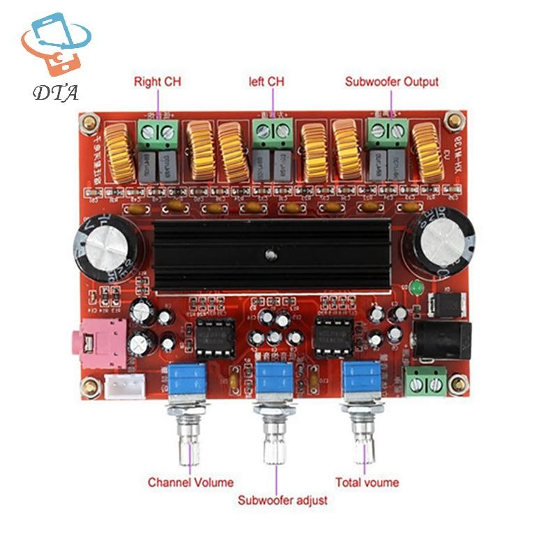 [DTA] TPA3116D2 Channel 2.1 Mô-đun bảng khuếch đại công suất loa siêu trầm kỹ thuật số XH-M139 12V - 24V 2 * 50W + 100W Bảng khuếch đại HiFi VN