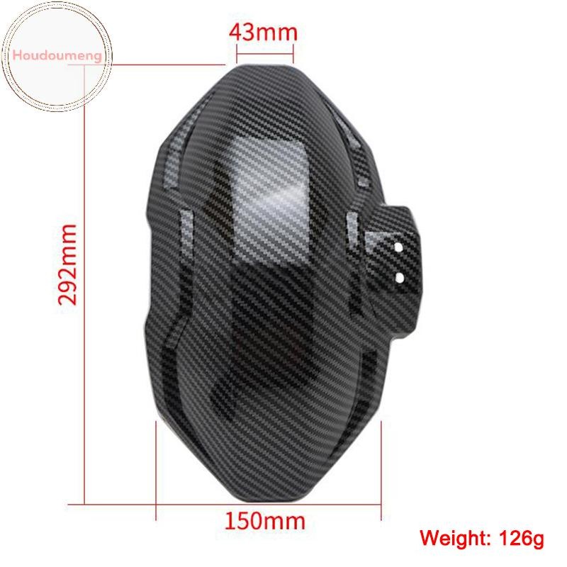 Tấm chắn bùn xe máy Hodou Tấm chắn bùn kết cấu bằng sợi carbon Tấm chắn bùn xe điện Sợi carbon đa năng VN