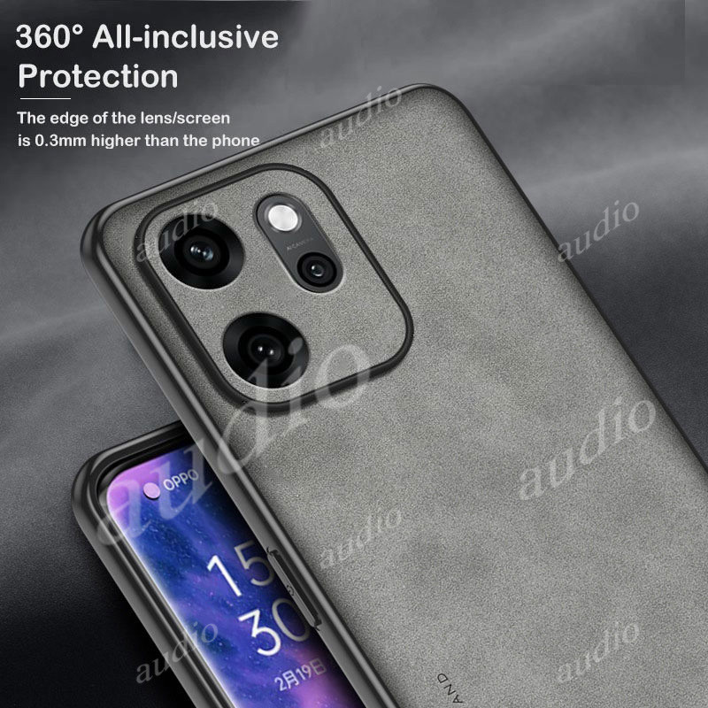OPPO Reno14 F 5G Da Cừu Da Cao Cấp Ốp Lưng Da Cừu Cho Oppo Reno 14F 14 F Reno14F 5G 2025 Da TPU Mềm Chống Sốc Bảo Vệ Vỏ Điện Thoại Silicon Cho OPPO Reno14F OppoReno14 F 5G
