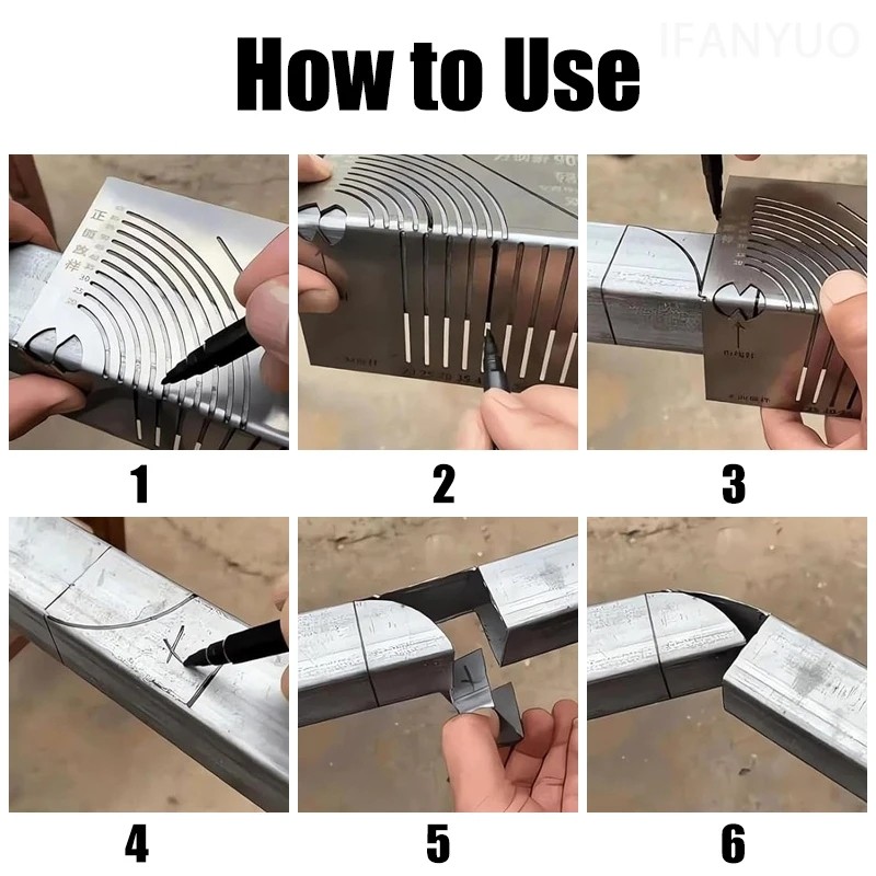 Đánh dấu góc có thể điều chỉnh Arc tuyến tính Công cụ đo lường Scriber mục đích kép để cắt gia công kim loại