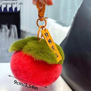 [Jan] Tóc thật mới Móc khóa hồng may mắn dễ thương dành cho nữ sang trọng Rex Túi đựng xe trang trí Mặt dây chuyền Quà tặng {vn}