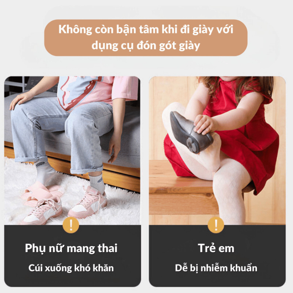 Đón Gót Giày Từ Tính Dài 63cm Cây Mang Giày Mỏng 0,7mm Phù Hợp 99% Các Loại Giày - FE123