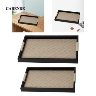Garende Để Bàn Sắp Xếp Lưu Trữ Khay Đựng Nước Hoa Phong Cách Tổ Chức Da PU Đa Năng Trang Trí Cho Bàn Làm Việc Nhà Mặt Bàn