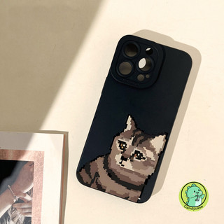 Ốp Điện Thoại Pixel Mèo Meme Ngộ nghĩnh Cho Vivo V50 Lite V50E Y29 Y29S Y04 T4X X200 Ultra X200S iQOO Z10 Turbo Pro Neo 10 Pro Plus 5G 4G Ốp Lưng Mềm Mờ Hoạt Hình Dễ Thương