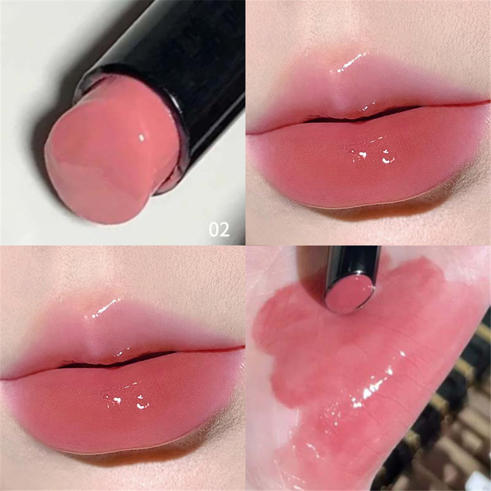 Ảnh Herorange 6 Color Lipstick Moisturising Mirror Water-light Solid Lip Glaze Non-stick Cup Waterproof Lasting Lip Makeup Cosmetics *GLASS 2