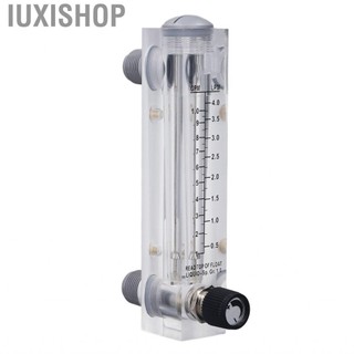 Iuxishop 0,1-1GPM Loại bảng điều khiển Ống lưu lượng kế chất lỏng Núm điều chỉnh Công cụ đo đồng hồ nước