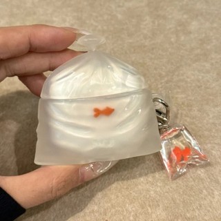 [620 Lời khen ngợi của mọi người] Túi đựng rác trong suốt Mặt dây chuyền cá vàng cho AirPods 3 Vỏ tai nghe AirPods Pro2 chống rơi AirPods 2