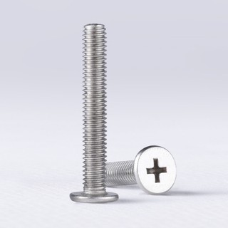 ((LXY) Ốc Vít Đầu Dẹt inox 304 /Ốc vít đầu pake dẹp mỏng phẳng Chuyên Dụng M5 / M6 / M8 * L: 5-100mm (RM-VN-1)