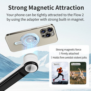 Dành cho Insta360 Flow 2 Pro Điện thoại gimbal cầm tay Phụ kiện chuyển đổi mô-đun từ tính