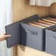 MARGREDY Hộp Bảo Quản Quần Áo, Ngăn Tách Quần Áo 7 / 9 Lưới Ngăn Kéo Bảo Quản Đồ Lót, Tất Có Thể Xếp Chồng Đa Năng Hộp Đựng Đồ Dùng Tủ Quần Áo