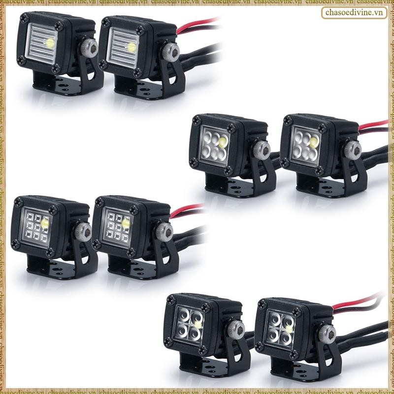 [K O G X] Đèn LED Đèn Pha Sáng Đèn Pha Cho Xe Bánh Xích RC 1 / 10 TRX4 Axial SCX10 90046 Wraith RR10 VS4-10 Redcat Gen8