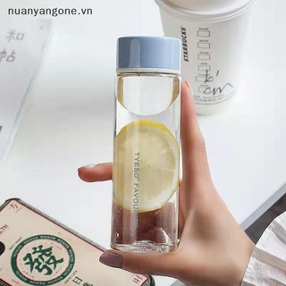 Nuanyangone.vn 200ML Họa Tiết Hoạt Hình Ngoài Trời Uống Chai Cốc Nhựa Chống Rơi Di Động Ngoài Trời Nước Mới