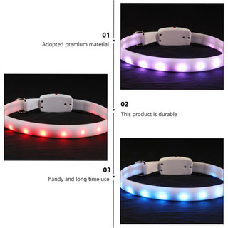Vòng cổ cho chó - 11 màu Sáng cổ chó LED Vòng cổ chó USB Vòng cổ chó có thể sạc lại để đi bộ ban đêm Huấn luyện an toàn & Hỗ trợ hành vi