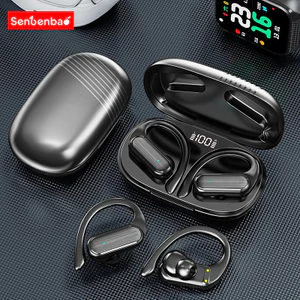 Tai nghe Bluetooth không dây Senbenbao A520 – Âm trầm sâu, chống nước, thể thao Tai nghe không dây đích thực có Mic tích hợp cho cuộc gọi
