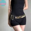 Sund Chất Lượng Cao Phong Cách Dân Tộc sel Bụng Khiêu Vũ Dây Thắt Lưng Dài Có Thể Điều Chỉnh Đai Vàng Cho Nữ Bé Gái Đầm Thời Trang Phụ Kiện VN