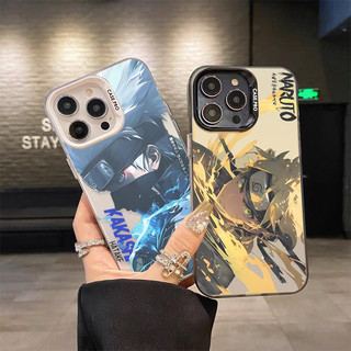 Ốp Điện Thoại Anime Naruto Cho Samsung Galaxy S25 S24 S23 Ultra S24FE S23FE S20FE Ốp Lưng Sasuke Obito Hatake Kakashi Xu Hướng Thương Hiệu Cool Laser IMD Matte Hard