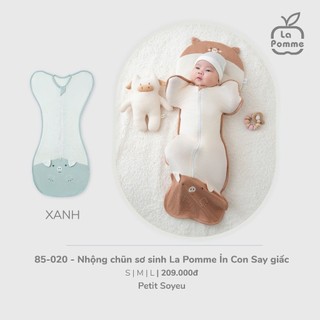 La Pomme SS25 Nhộng chũn sơ sinh La Pomme Ỉn Con Say giấc T6.0