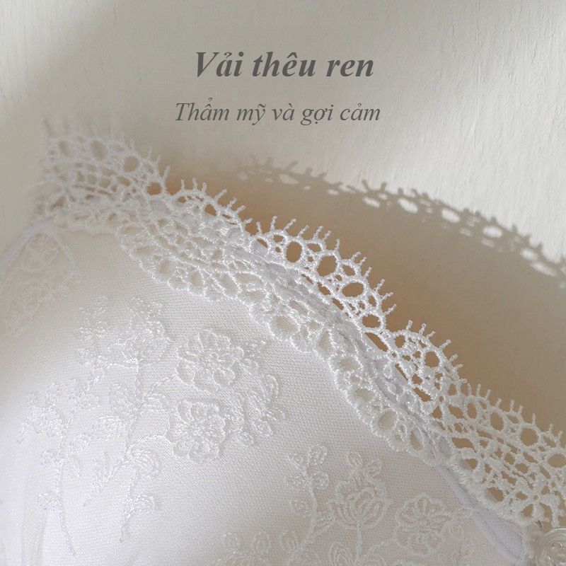 Miếng Dán Ngực Ren Cao Cấp, Cài Trước Nâng Ngực Quyến Rũ, Dính Chặt Không Tuột, Tặng Kèm Dây Vai