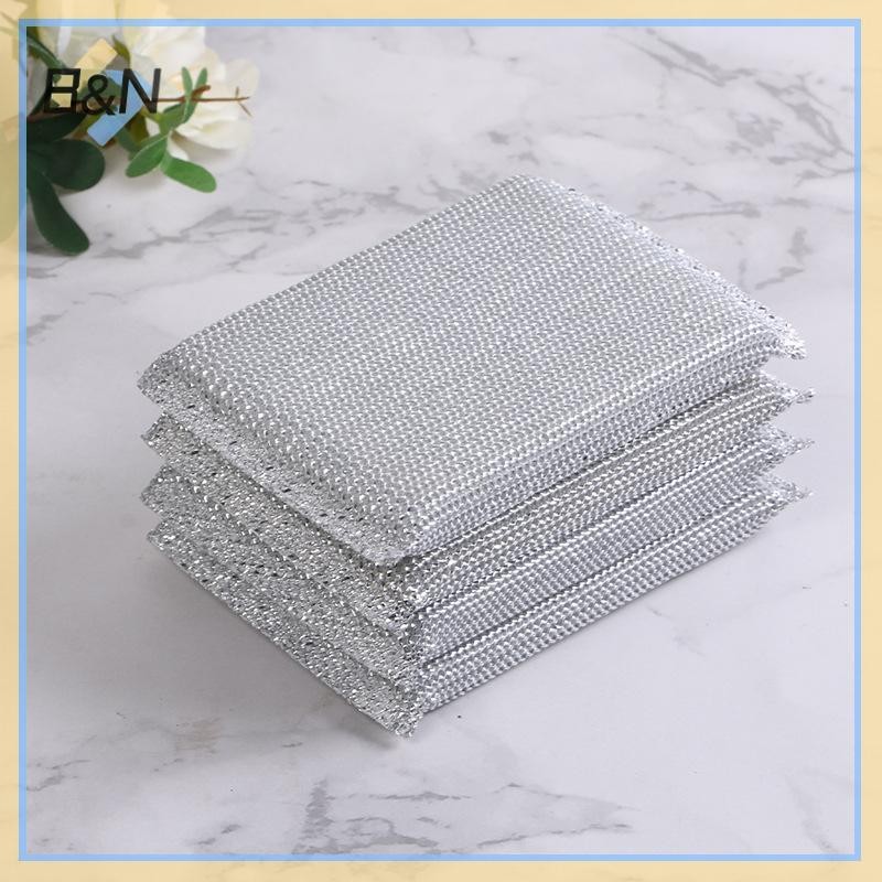 B & N 4 Miếng Bọt Biển Rửa Chén Nhà Bếp, Không Làm Tổn Thương Nồi Bàn Chải Hiện Vật, Khăn Lau Xốp Làm Sạch Không Gia Đình.