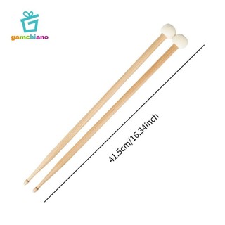 2 Miếng Trống Mallet Với Đầu Nỉ Đa Năng Đầu Nỉ Timpani Mallet Stick
