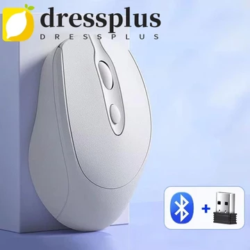 Chuột không dây DRESSPLUS Macaron, Chuột không dây công thái học 2.4Ghz + BT5.0 1600DPI, Chuột chơi game có thể sạc lại Chuột không dây Morandi di động không ồn ào Văn phòng / Nhà