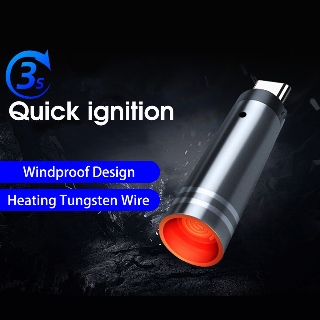 Ảnh Fonken Mini OTG Type-C Điện Thoại Chống Gió Charing Làm Nóng Adapter Cho Gia Đình Ngoài Trời 4