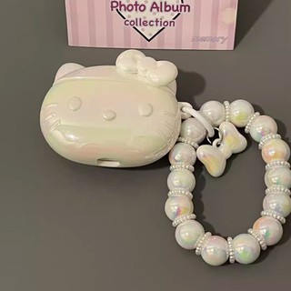 Vỏ tai nghe AirPods 4 [2024] AirPods Pro2 Pro 3 2 1 Vỏ bảo vệ tai nghe không dây Apple Acrylic Vỏ bảo vệ chống rơi có dây chuyền Laser mèo KT dễ thương