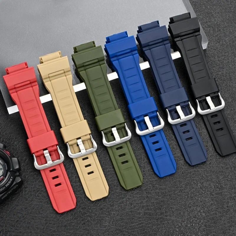 Dây đeo đồng hồ TPU cho CASIO G-SHOCK GW-9400 GW-9300 G-9300 Rangeman Dây đeo đồng hồ Vòng đeo tay chống nước Nam thể thao Wirstband Ngụy trang