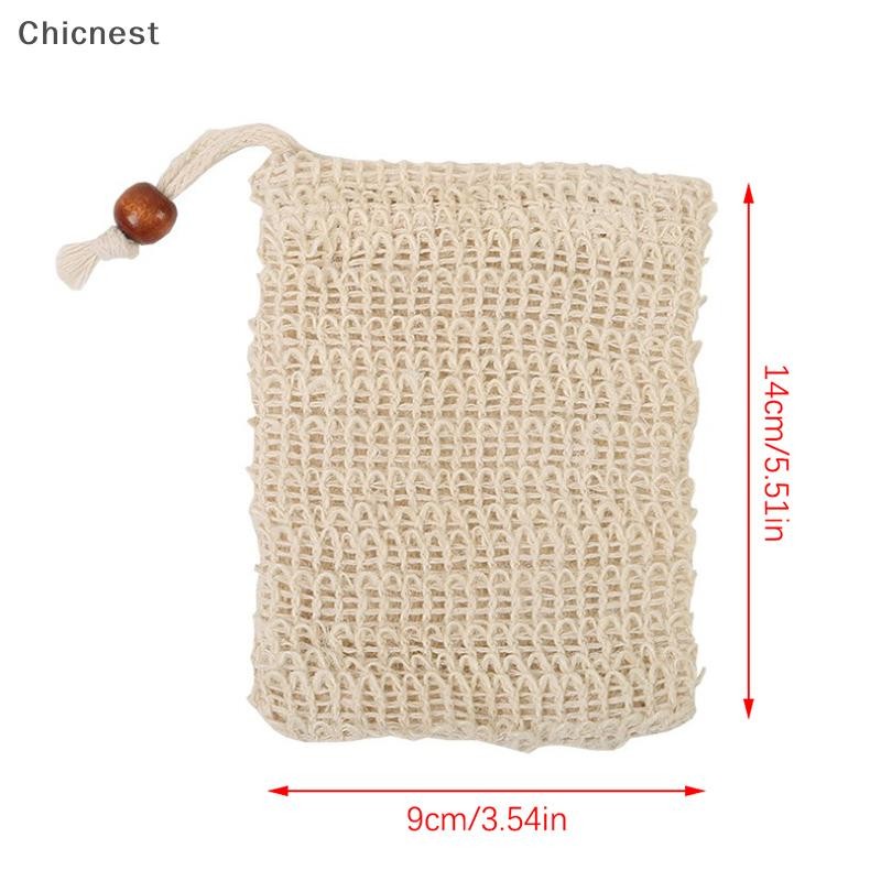 [Chc] Túi đựng xà phòng Sisal tắm tự nhiên Túi đựng xà phòng Sisal tẩy tế bào chết Túi đựng xà phòng để sử dụng trong bồn tắm và tắm [VN]
