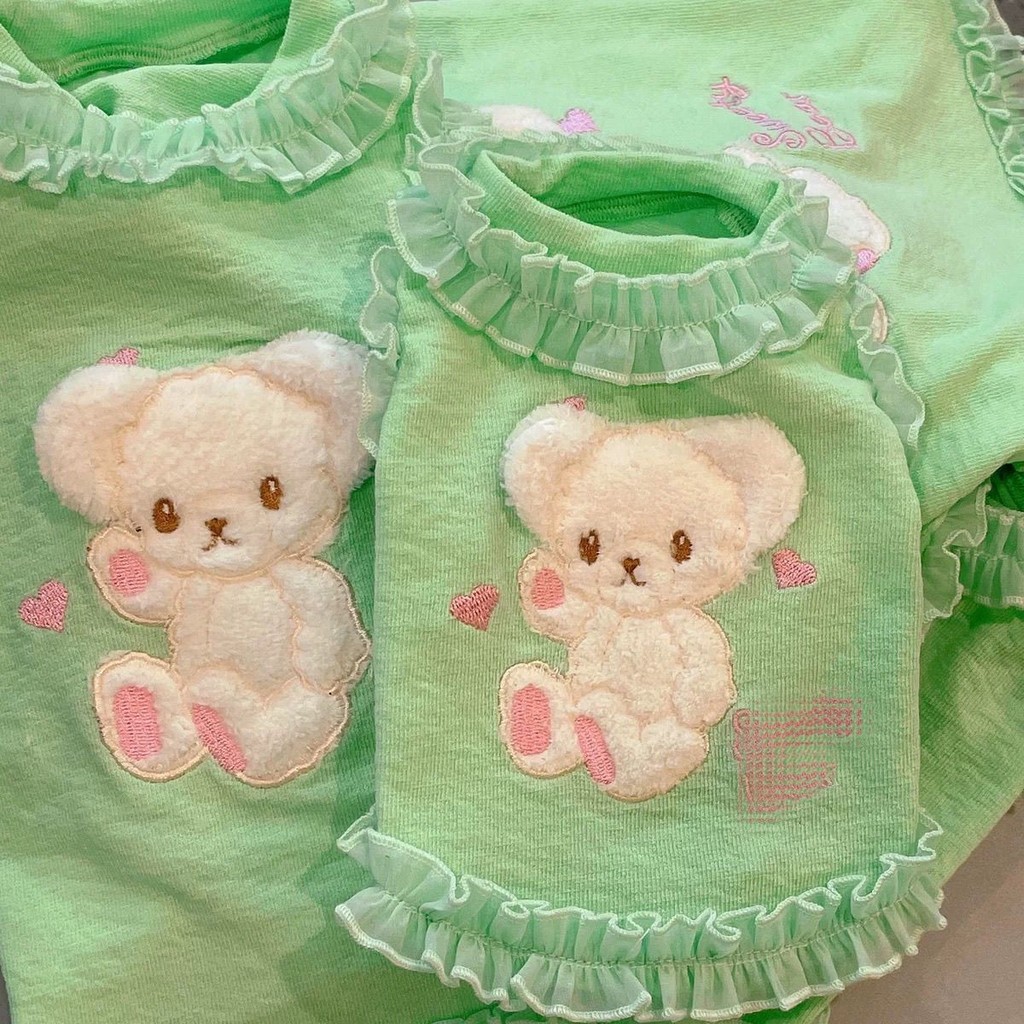 Chó Mèo Thú Cưng Áo Vest Mùa Thu Đông Quần Áo Dệt Kim