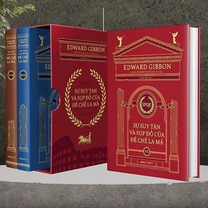 Combo 3 Cuốn Sách (Bìa Cứng) - Sự Suy Tàn Và Sụp Đổ Của Đế Chế La Mã (Tặng Kèm Boxset) - Edward Glaese (Omega Plus)