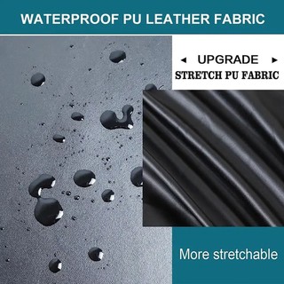IDEANEST Vỏ Ghế Tròn Da PU Chống Thấm Nước 28-40cm, Bọc Đệm Ghế Xoay, Bao Gồm Tất Cả, Bền Đẹp