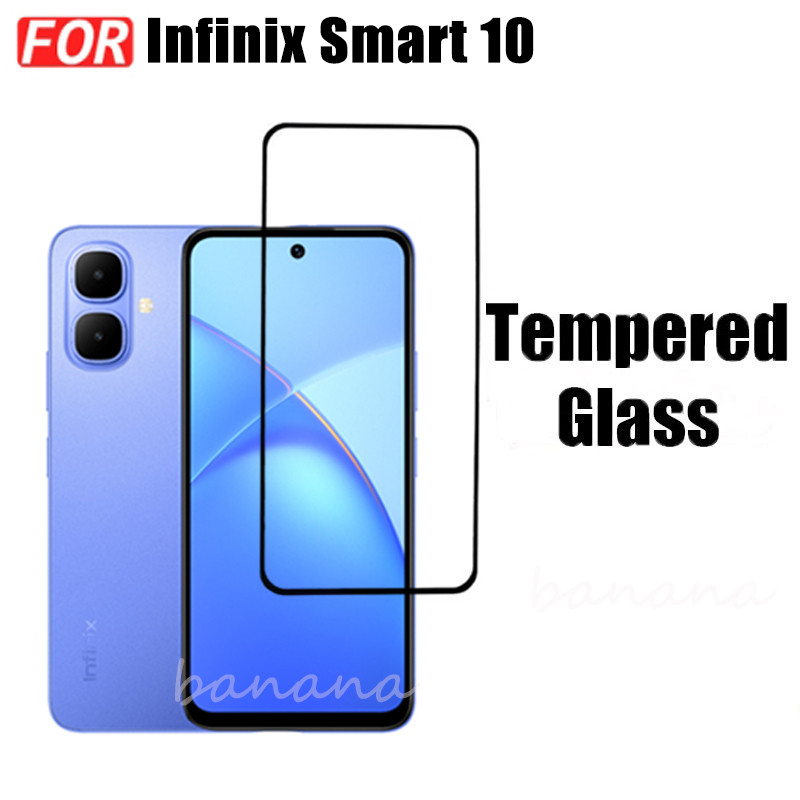 Phim kính cường lực 3 TRONG 1 Infinix Smart 10 cho Infinix Smart 9 X6725 Kính bảo vệ toàn màn hình + Phim ống kính máy ảnh + Phim mặt sau