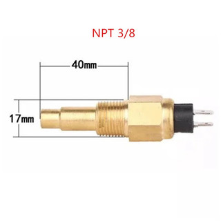 1 Cái 6-24v 120 Độ VDO Cảm Biến Nhiệt Độ Cắm 21 / 17mm 2Plug Cảm Biến Nhiệt Độ Nước M14 * 1.5 / 3 / 8NPT / 1 / 2NPT