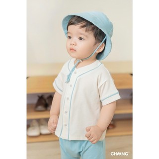 Chaang SS2025 Bộ cộc cúc giữa Mưa-cho bé