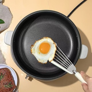Thực Phẩm Silicon Inox Bướm Thìa Hộ Gia Đình Nấu Ăn Nhà Bếp Omelette Lọc Dầu Chịu Nhiệt Độ Cao Chống Cháy Silicon Thìa