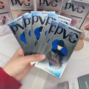 Blue Lock PVC Clear Bookmark Set Bộ đánh dấu trang đọc sách trong suốt & Thẻ sưu tập