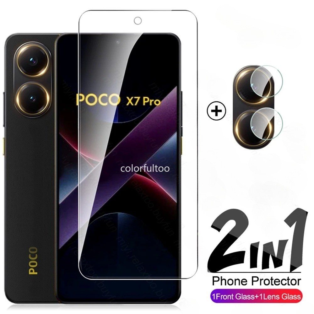Bảo Vệ Màn Hình 2 Trong 1 Cho Xiaomi Poco X7 X6 Pro X7Pro X6Pro PocoX7 ...
