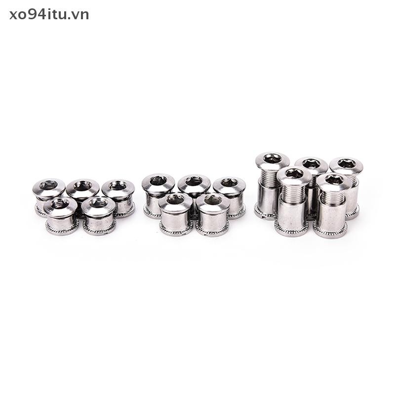 XOITU 5 Cặp Crankset Bu Lông Quay Bu Lông Xe Đạp Xích Bu Lông Quay Vít Đai Ốc VN