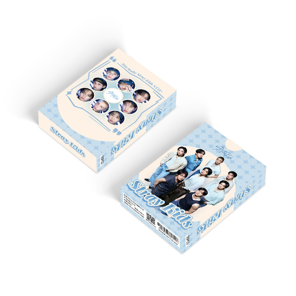 LINXX 55 Chiếc Stray Kids Holographic Lomo Cards Set HD Photo Cards Bộ Sưu Tập Quạt Hàng Hóa 3inch Sưu Tập Thẻ Nhỏ Quà Tặng Cho Người Hâm Mộ Kpop