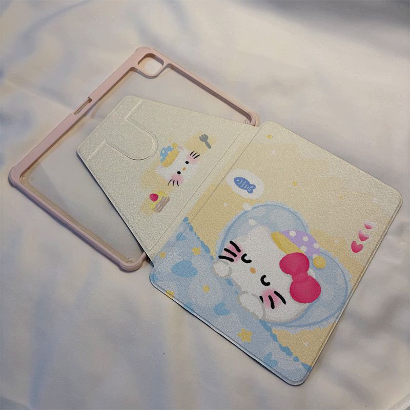 Ốp bảo vệ cho Samsung Galaxy Tab S6 lite 2024 S10ULTRA S7 + / S8 + / S7FE Tab A7 lite 8.7inch S10 FE + A9 + S9 FE + Vỏ Acrylic xoay 360 độ