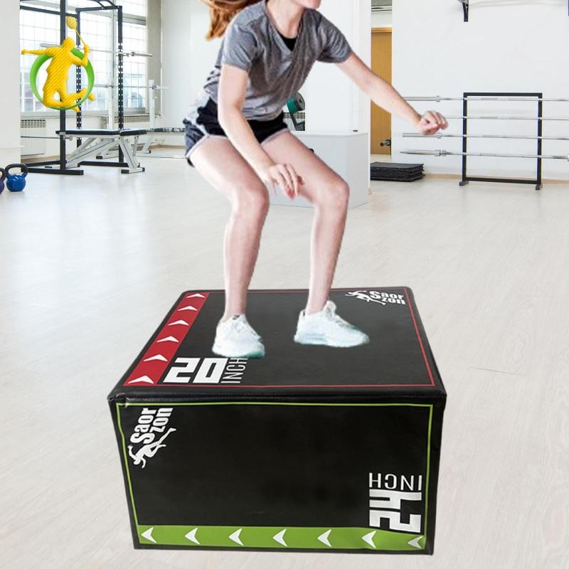 Hộp nhảy khí quyển mềm 3 trong 1 Hộp Plyo Hộp đa năng chống trượt
