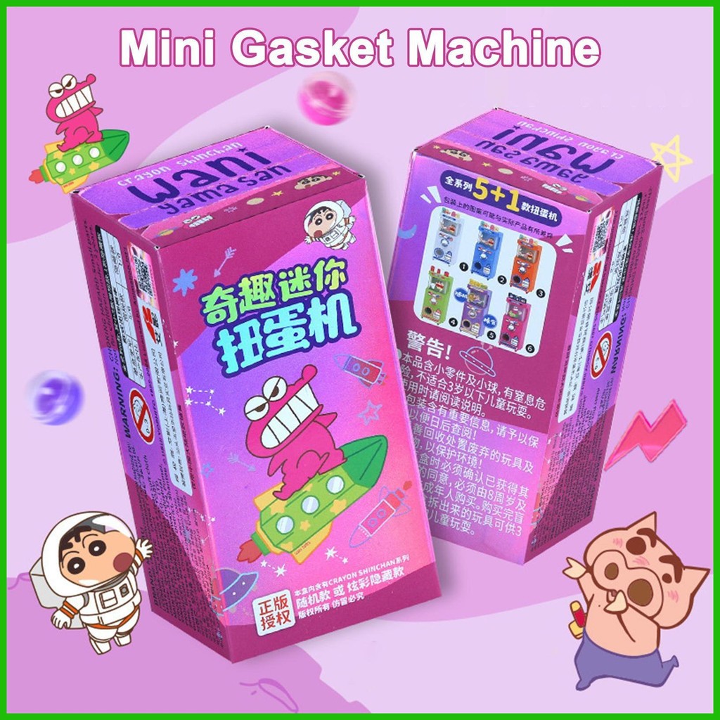 Dành Cho Crayon Shin-chan Gumball Máy Đồ Chơi Nhẹ Máy Giải Thưởng Hoạt Hình Gashapon Trò Chơi Máy Tính Để Bàn Thiết Bị
