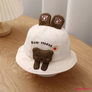 MG-Infant Bé Trai Bé Gái Mũ Ngư Dân 3D Hoạt Hình Sang Trọng Động Vật Gấu / Chó / Hổ / Thỏ Vành Rộng Chống Nắng Mũ Chống Nắng Lưu Vực Mũ