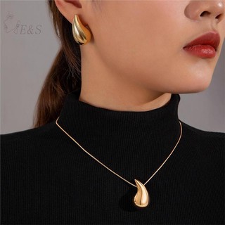 Strongaroetrtomj 3 Bộ Đồ Trang Sức Hình Giọt Nước Vintage Giọt Nước Mặt Dây Chuyền Dây Chuyền Vòng Cổ Bông Tai Bộ Dành Cho Người Phụ Nữ Quà Tặng VN