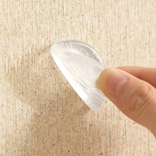 Đệm silicone trong suốt chống va đập cửa silicone mềm mại, lót dán tường-SUNND