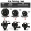 AWNGD Ice Fishing Reel, Thiết bị dụng cụ giải quyết cá Thân nhựa nhẹ Bánh xe cá biển băng, Tay phải / Tay trái bền 50 / 60 / 70mm Máy câu cá Fly Casting Reels cho ngư dân